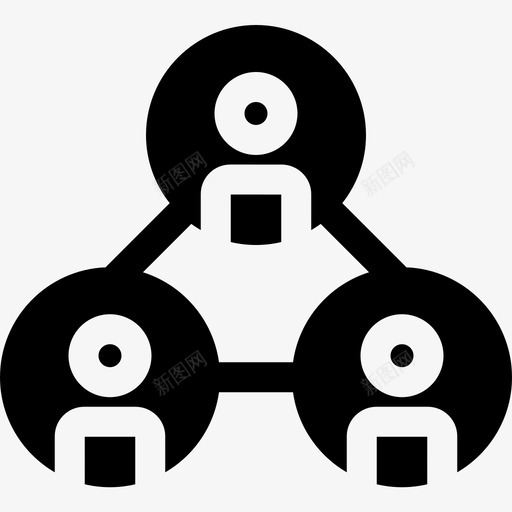 团队合作团队合作63填充图标svg_新图网 https://ixintu.com 团队合作 团队合作63 填充
