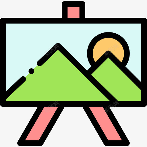 平面师7线性颜色图标svg_新图网 https://ixintu.com 图片 平面 平面设计 线性 设计师 颜色
