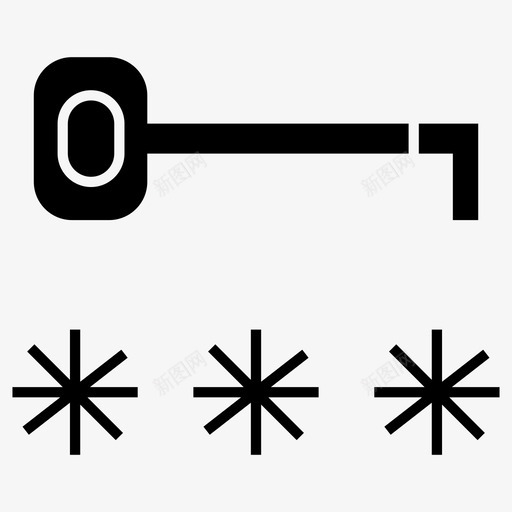 密码pin码安全图标svg_新图网 https://ixintu.com pin码 安全 密码 网络黑