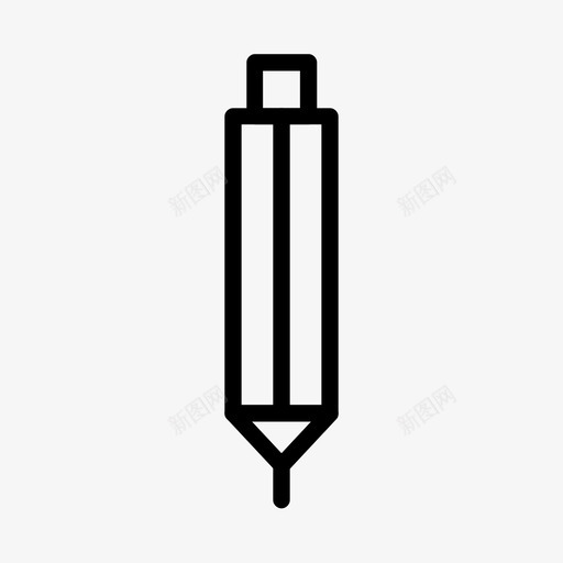 铅笔学校学习图标svg_新图网 https://ixintu.com 学习 学校 铅笔
