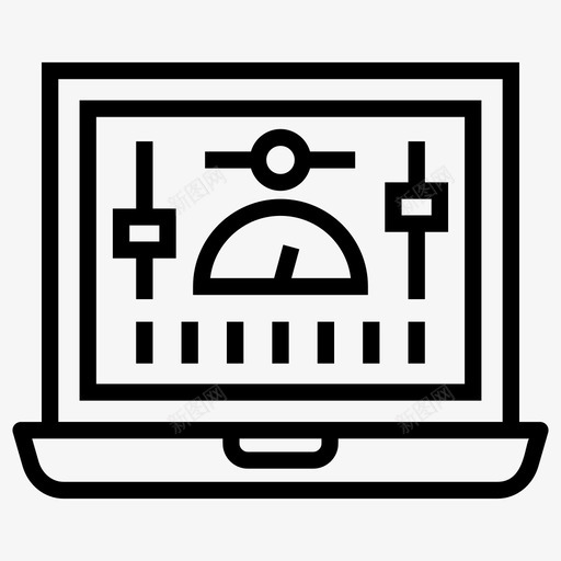 控制面板混音器音频面板图标svg_新图网 https://ixintu.com 图标 均衡器 控制面板 混音 策略 管理 线图 面板 音乐 音量 音频