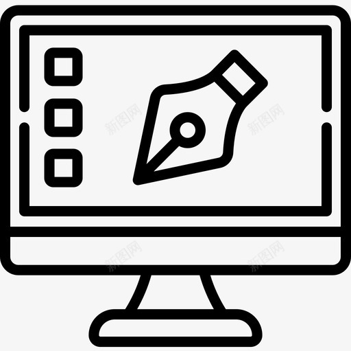 数字服务12线性图标svg_新图网 https://ixintu.com 数字 服务 线性 设计