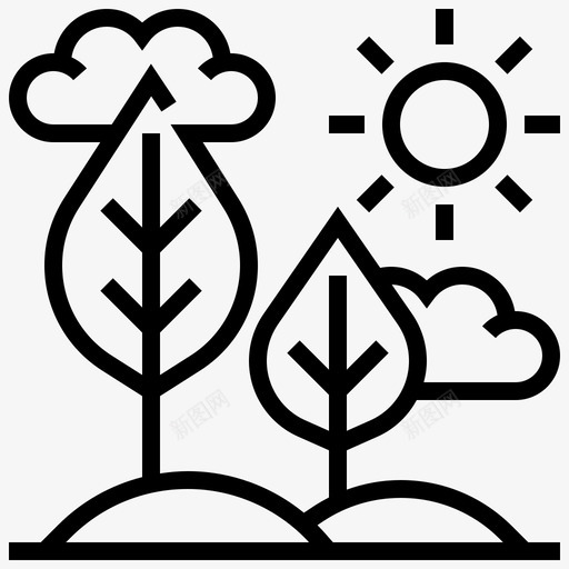 野生动物自由自然图标svg_新图网 https://ixintu.com 健康 宁静 放松 自然 自由 野生动物