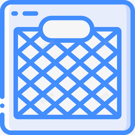 板条箱集装箱4蓝色图标svg_新图网 https://ixintu.com 板条 蓝色 集装箱