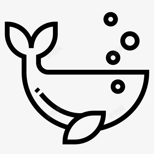 鲸鱼动物园14直系图标svg_新图网 https://ixintu.com 动物园 直系 鲸鱼