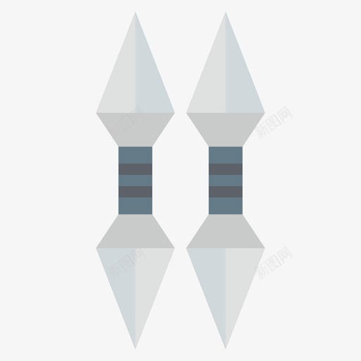 Kunai忍者神龟2扁平图标svg_新图网 https://ixintu.com Kunai 忍者 扁平 神龟