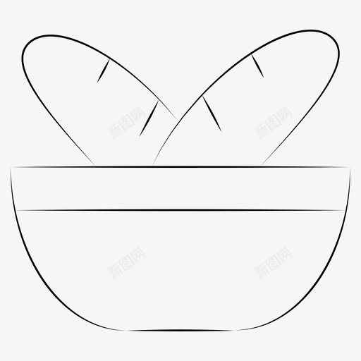 面包面包房食品图标svg_新图网 https://ixintu.com 手绘 面包 面包房 食品