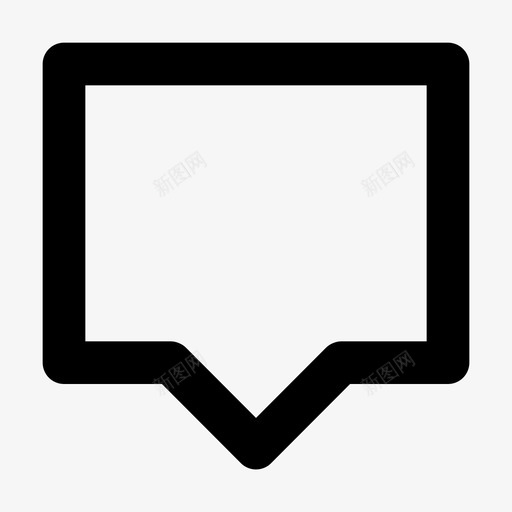 聊天应用程序对话图标svg_新图网 https://ixintu.com 对话 应用程序 用户界面 聊天 通知