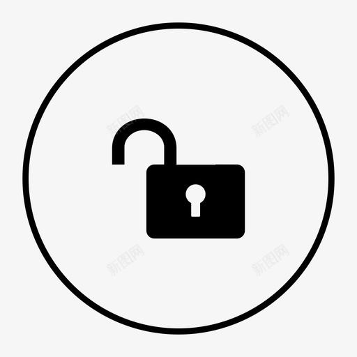 命令_开锁svg_新图网 https://ixintu.com 命令_开锁