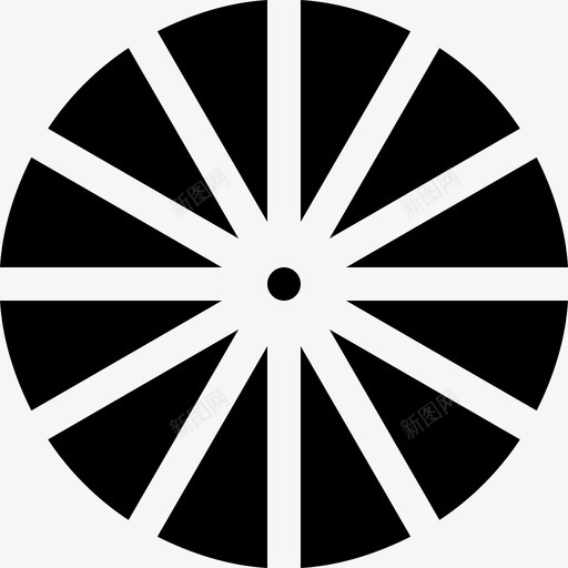 达摩轮印度17填充图标svg_新图网 https://ixintu.com 印度 填充 达摩