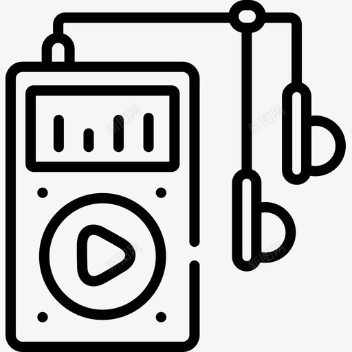 Ipod电子产品61线性图标svg_新图网 https://ixintu.com Ipod 电子产品 线性