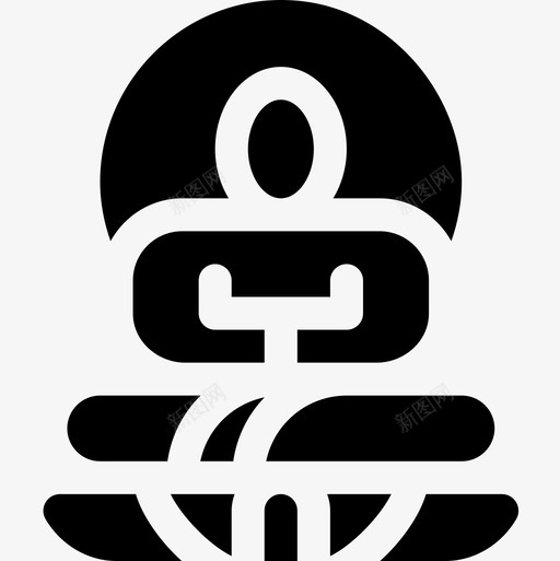 佛陀印度17充满图标svg_新图网 https://ixintu.com 佛陀 充满 印度17