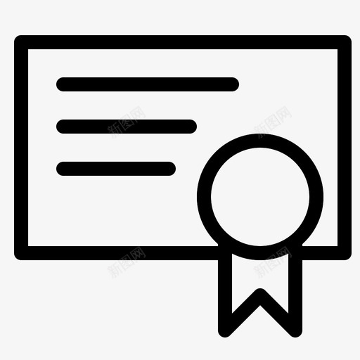 证书文凭学历图标svg_新图网 https://ixintu.com 学历 文凭 简历 证书