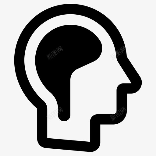 大脑头脑智力图标svg_新图网 https://ixintu.com 大脑 头脑 智力 智商