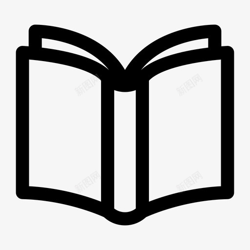 书图书馆文学图标svg_新图网 https://ixintu.com 书籍 图书馆 文学 课本 阅读