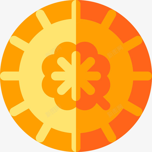 硬币圣帕特里克4号扁平图标svg_新图网 https://ixintu.com 圣帕特里克4号 扁平 硬币