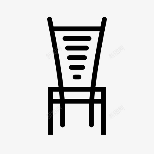 会议室椅餐椅家具图标svg_新图网 https://ixintu.com 会议室椅 客房椅 家具 房间椅 木椅 餐椅