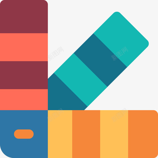 Pantone室内11扁平图标svg_新图网 https://ixintu.com Pantone 室内设计11 扁平