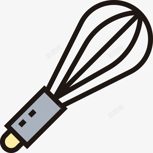 搅拌器厨房工具21线性颜色图标svg_新图网 https://ixintu.com 厨房 工具 搅拌器 线性 颜色
