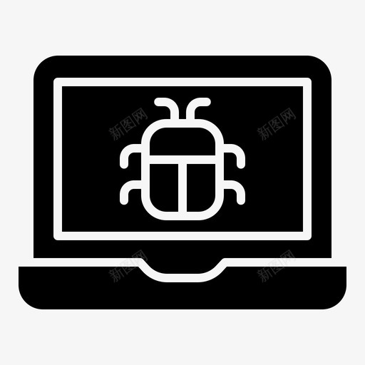 错误编码开发图标svg_新图网 https://ixintu.com 开发 笔记本电脑 编码 软件 错误