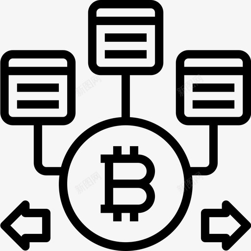 分发加密货币57线性图标svg_新图网 https://ixintu.com 分发 加密 线性 货币