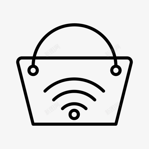 网上购物购买出售图标svg_新图网 https://ixintu.com 出售 商业 概述 网上购物 购买 购物袋