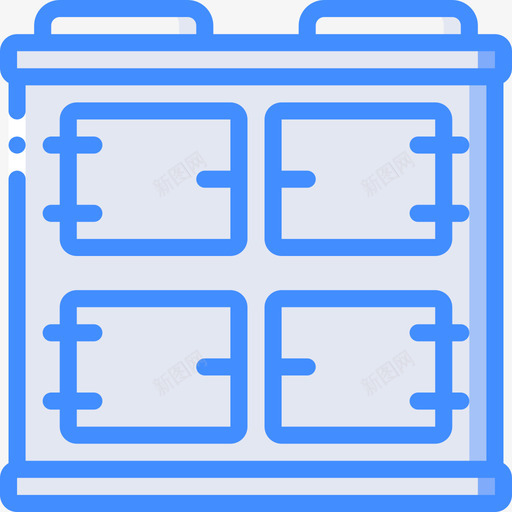 烤箱乡村7蓝色图标svg_新图网 https://ixintu.com 乡村7 烤箱 蓝色