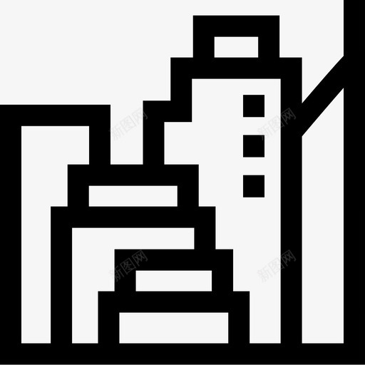 建筑澳大利亚18线性图标svg_新图网 https://ixintu.com 建筑 澳大利亚 线性