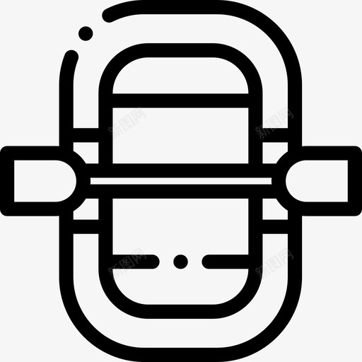 漂流运动80直线型图标svg_新图网 https://ixintu.com 漂流 直线型 运动80