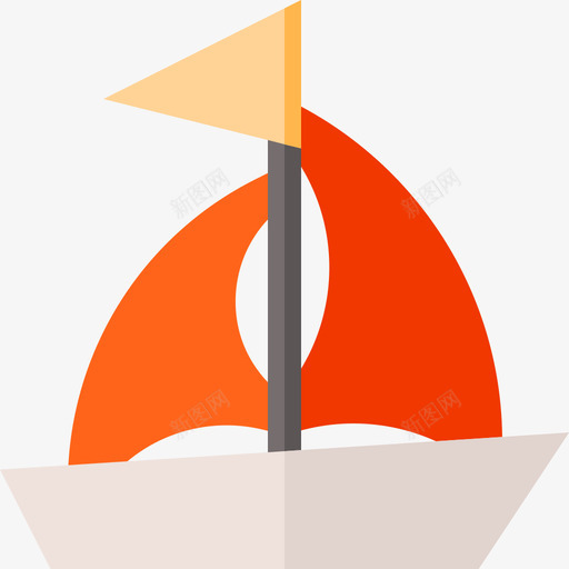 葡萄牙3号帆船图标svg_新图网 https://ixintu.com 葡萄牙3号帆船