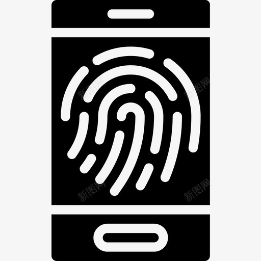移动网络安全14填充图标svg_新图网 https://ixintu.com 填充 移动 网络安全