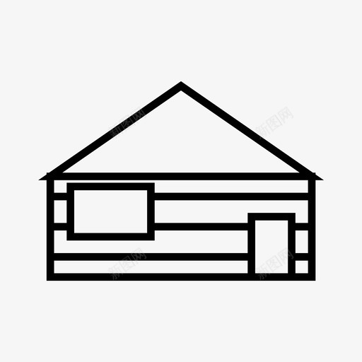 建筑物住宅房屋图标svg_新图网 https://ixintu.com 住宅 住宿 居民 建筑物 房地产 房屋 旅馆
