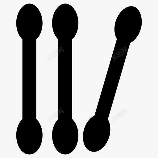 棉签耳棒一次性耳塞图标svg_新图网 https://ixintu.com 一次性 化妆品 图标 字形 棉签 浪费 耳塞 耳棒
