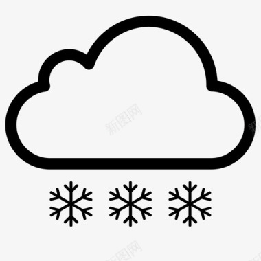 大雪图标icon 大雪图标