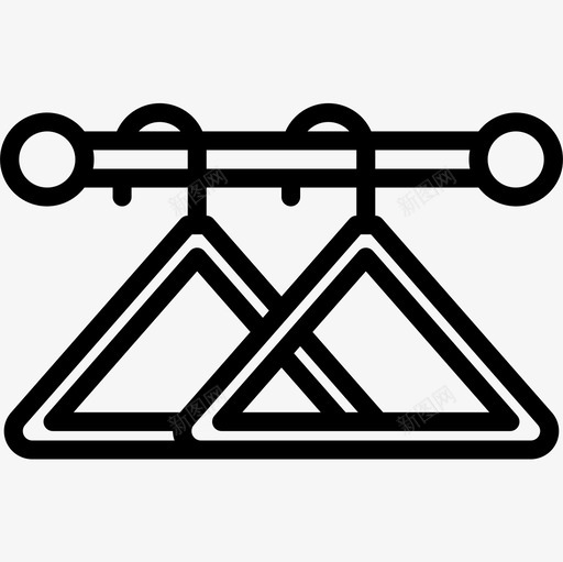 衣架家居装饰线性图标svg_新图网 https://ixintu.com 家居装饰 线性 衣架
