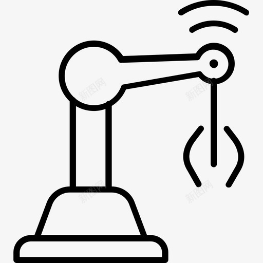 机器人人工自动化图标svg_新图网 https://ixintu.com 人工 工业4 智能 机器人 自动化 计算机