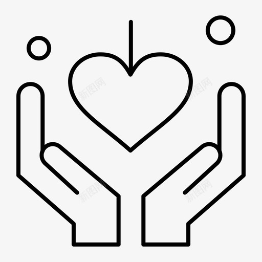 手心爱图标svg_新图网 https://ixintu.com 妈妈 快乐 母亲节