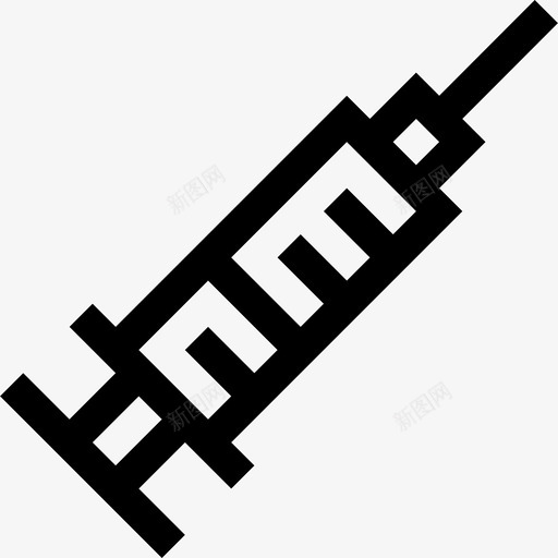 注射器过敏4线性图标svg_新图网 https://ixintu.com 注射器 线性 过敏