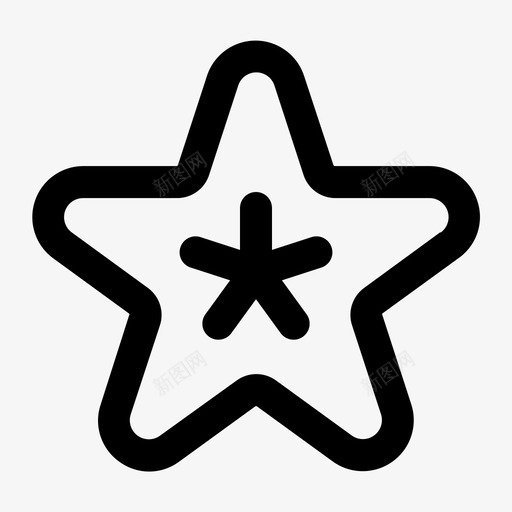 海星海滩假日图标svg_新图网 https://ixintu.com 假日 夏天 大海 海星 海滩 轮廓