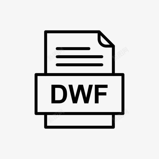 dwf文件文档图标文件类型格式svg_新图网 https://ixintu.com 41种 dwf 图标 文件 文档 格式 类型