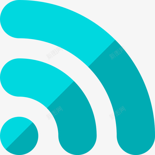 Wifi通讯127平坦图标svg_新图网 https://ixintu.com Wifi 平坦 通讯
