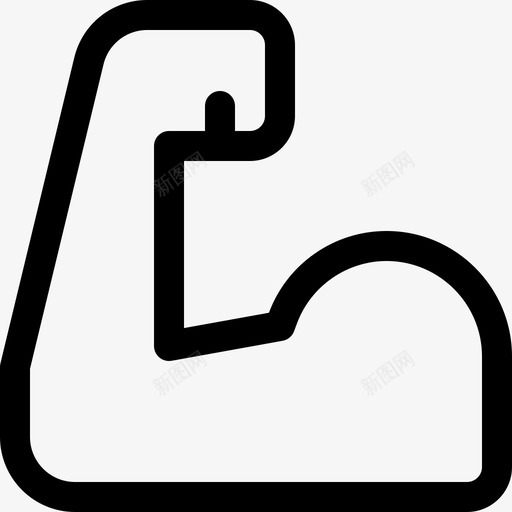 肌肉活跃的生活方式23线性图标svg_新图网 https://ixintu.com 活跃 生活方式 线性 肌肉