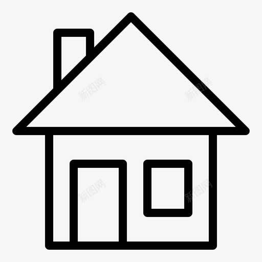 房屋建筑商业图标svg_新图网 https://ixintu.com 商业 城市 基础建筑 建筑 房屋