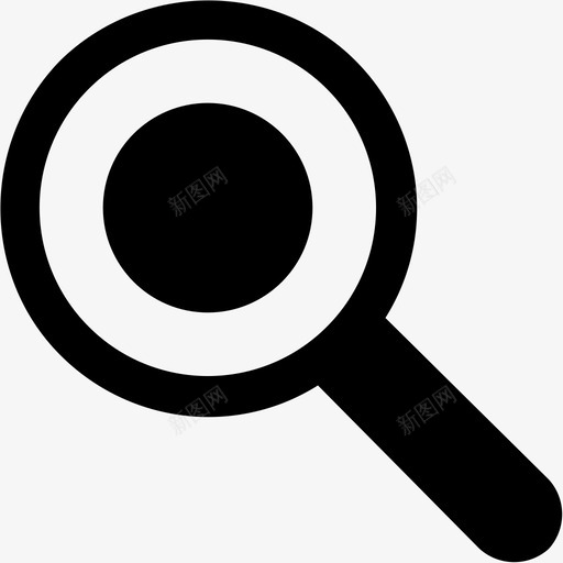 搜索放大镜缩放图标svg_新图网 https://ixintu.com 搜索 放大镜 缩放
