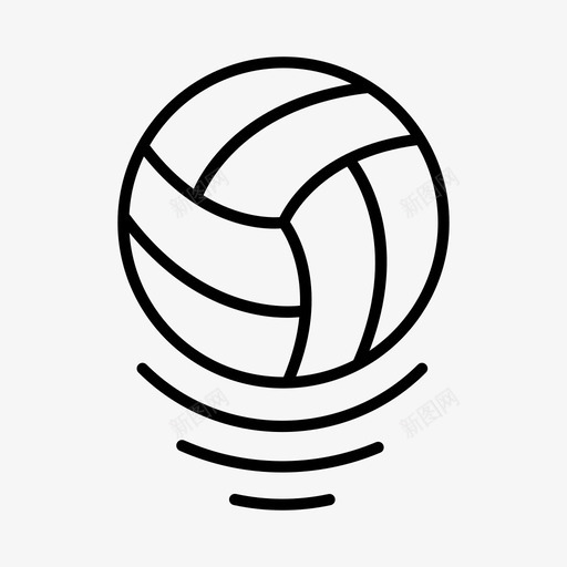 排球奥运会残奥会图标svg_新图网 https://ixintu.com 体育 团体运动 奥运会 排球 残奥会