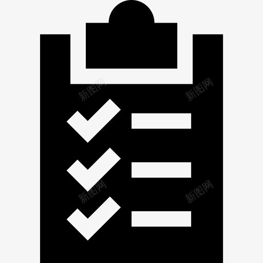 列表营销127已填充图标svg_新图网 https://ixintu.com 列表 填充 营销