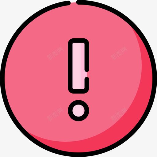 错误通知8线性颜色图标svg_新图网 https://ixintu.com 线性 通知 错误 颜色