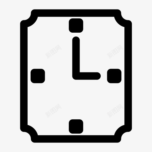 时钟小时分钟图标svg_新图网 https://ixintu.com 分钟 定时 小时 挂钟 时钟