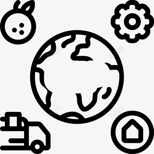 国内生产总值货物市场产品产品图标svg_新图网 https://ixintu.com 产品 国内 市场 生产总值 货物