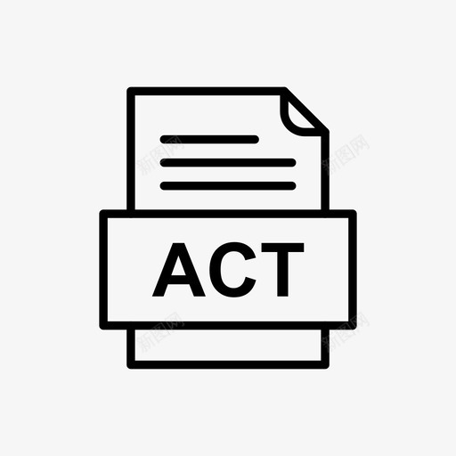 act文件文件图标文件类型格式svg_新图网 https://ixintu.com 41个文件格式 act文件文件图标 文件类型 格式